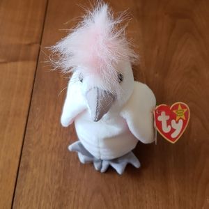 Ty Beanie Baby Kuku the Cockatoo